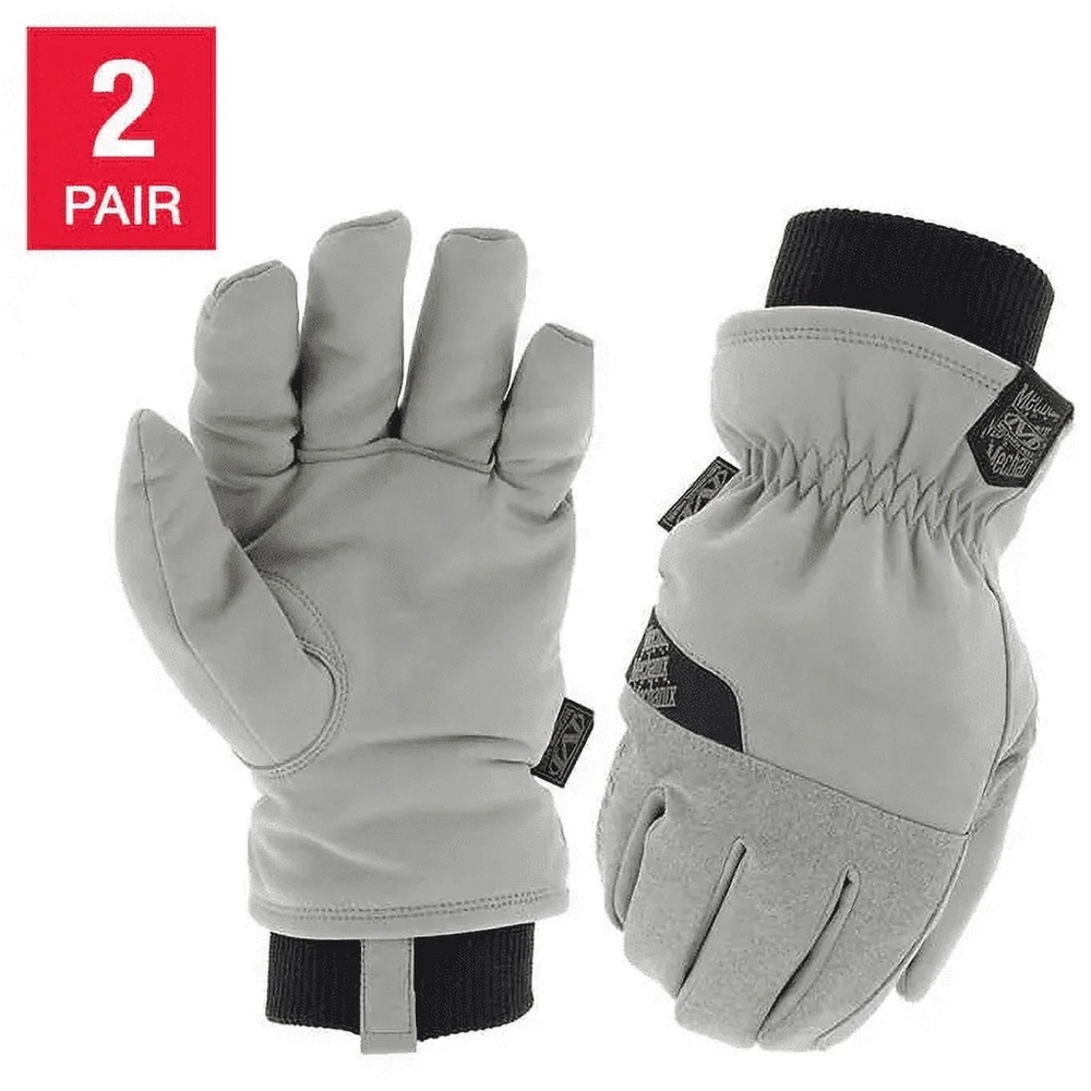 Mechanix Wear Insulated DuraHideX Driver Cold Weather Work Gloves 2-Packs